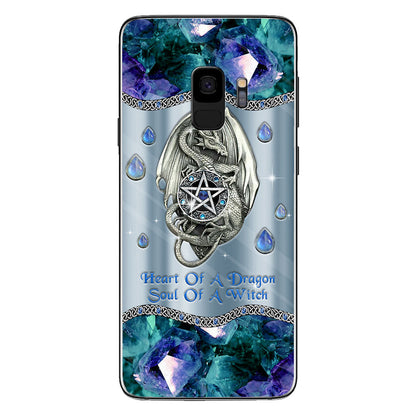 Heart Of A Dragon Soul Of A Witch 3D Pattern Print Phone Case