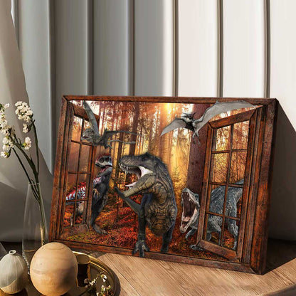 The Most Beautiful Time - Dinosaur Canvas And Poster