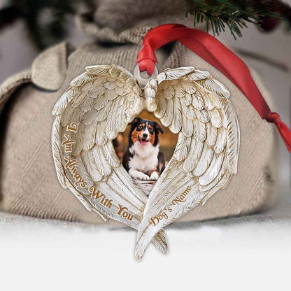 I Am Always With You - Personalized Christmas Dog Ornament (Printed On Both Sides)