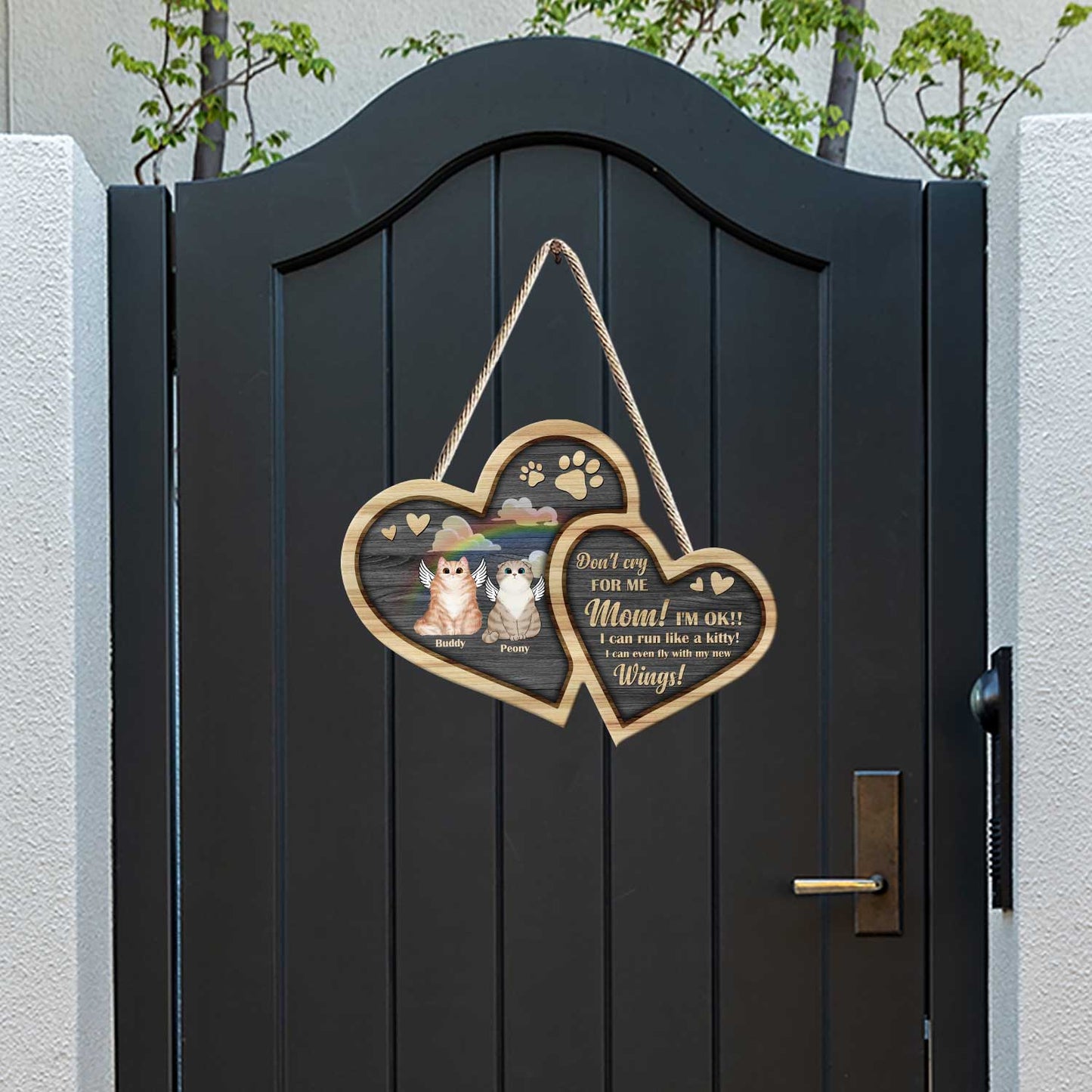 I Still Talk To You - Personalized Cat Wood Sign