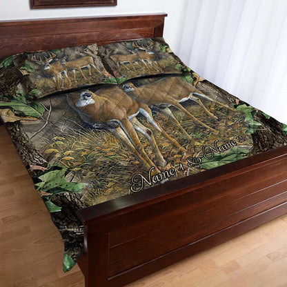 You & Me We Got This - Personalized Hunting Quilt Set