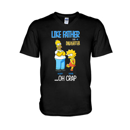 Like Father Like Daughter - Personalized Father T-shirt and Hoodie