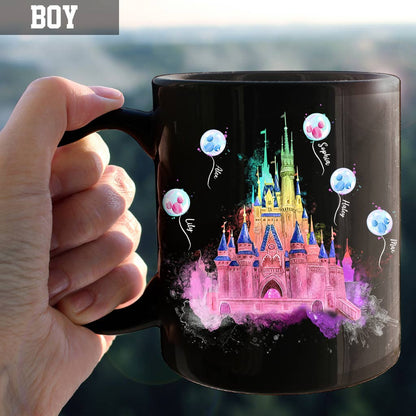 Mouse Ears And Magic Kind Of Grandma - Personalized Mouse Mug