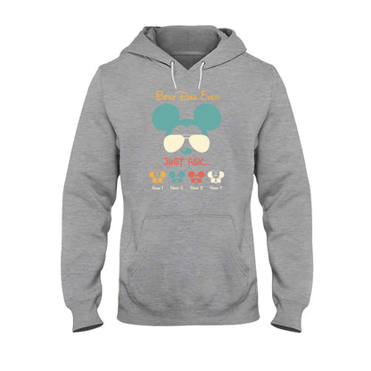 Best Dad Ever - Personalized Father's Day Mouse T-shirt and Hoodie