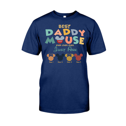 Best Daddy Ever - Personalized Father's Day Mouse T-shirt and Hoodie