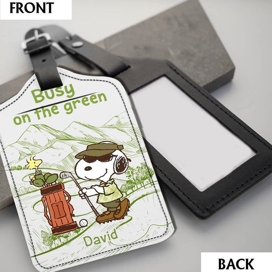 Fueled By - Personalized Leather Luggage Tag