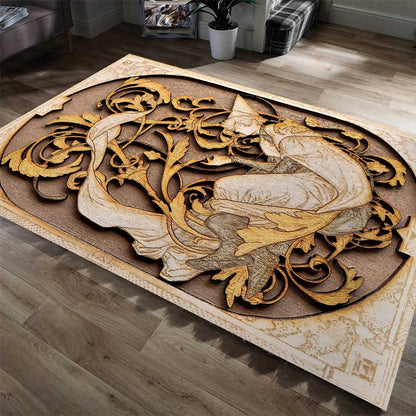 Witch Hat - Rug With 3D Pattern Print