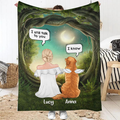 Dog Memorial - Personalized Blanket