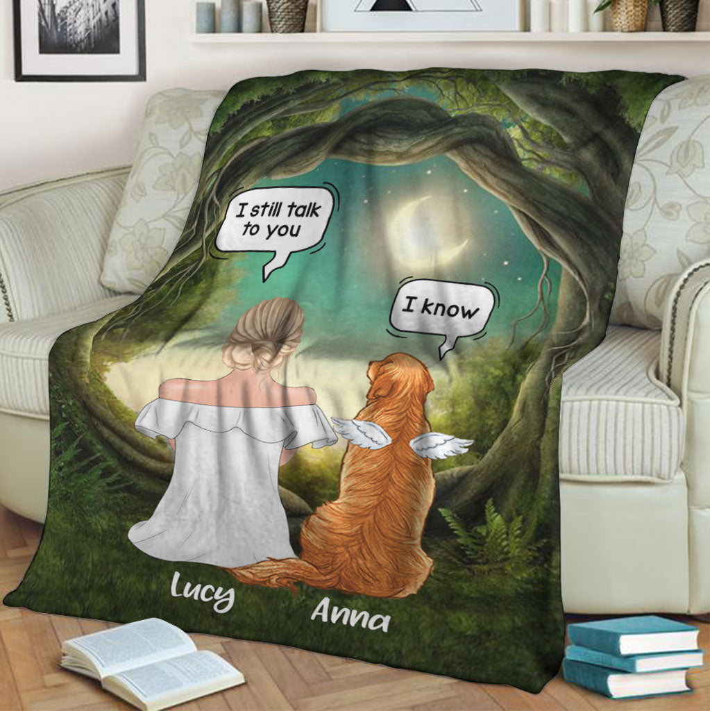 Dog Memorial - Personalized Blanket