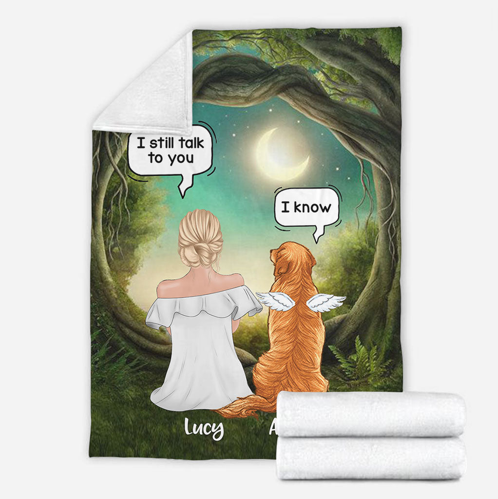 Dog Memorial - Personalized Blanket