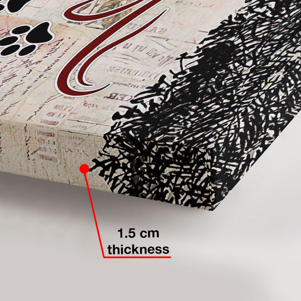 You And Me And The Dogs - Personalized Dog Canvas And Poster