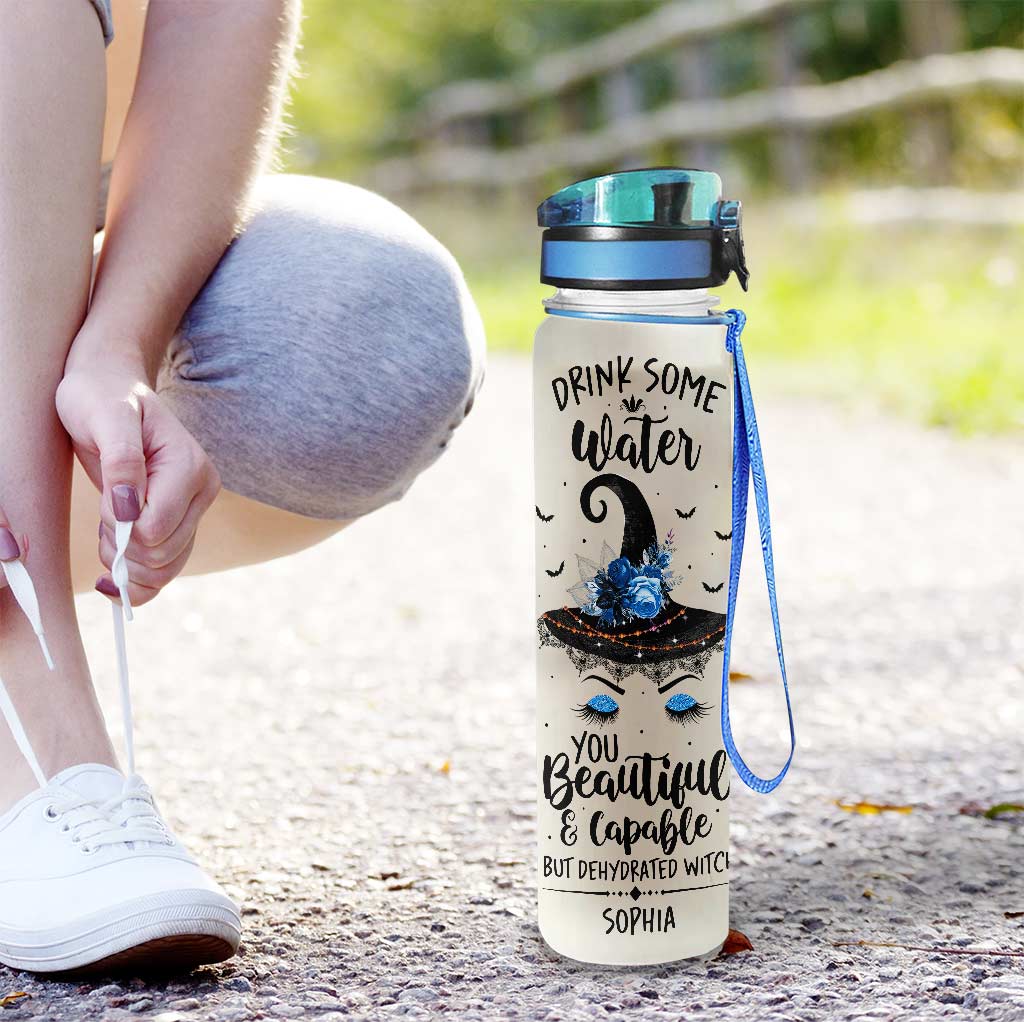 Drink Some Water - Personalized Witch Water Tracker Bottle