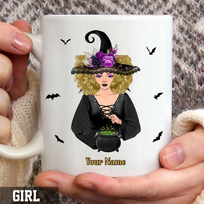 Witches Brew Coffee Co. - Personalized Halloween Witch Mug