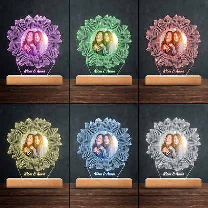 You Are My Sunshine - Gift for mom, grandma, sister, daughter, son, brother, grandpa, dad, wife, husband, friend - Personalized Shaped Plaque Light Base