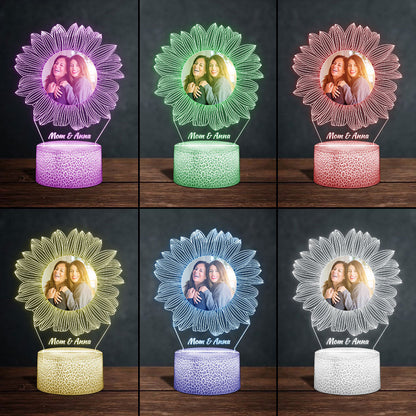 You Are My Sunshine - Gift for mom, grandma, sister, daughter, son, brother, grandpa, dad, wife, husband, friend - Personalized Shaped Plaque Light Base