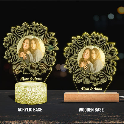 You Are My Sunshine - Gift for mom, grandma, sister, daughter, son, brother, grandpa, dad, wife, husband, friend - Personalized Shaped Plaque Light Base