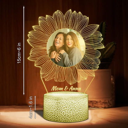 You Are My Sunshine - Gift for mom, grandma, sister, daughter, son, brother, grandpa, dad, wife, husband, friend - Personalized Shaped Plaque Light Base