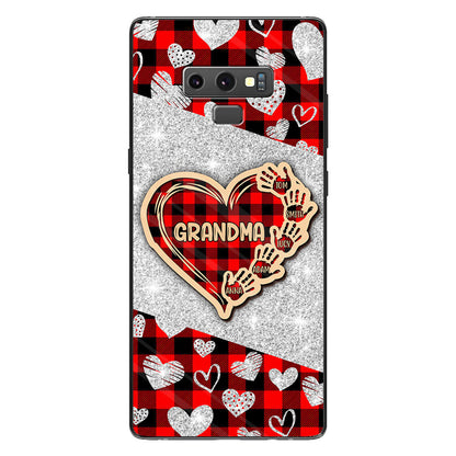Valentine Heart Grandma - Personalized Grandma Phone Case