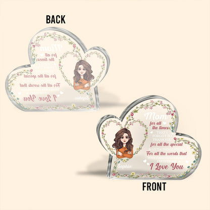 Reasons Why I love Being A Nana - Personalized Mother's day Grandma Custom Shaped Acrylic Plaque