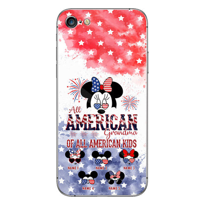 All American Grandma - Personalized Independence Day Phone Case