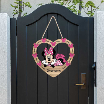Lovely Mouse - Personalized Mother's Day Wood Sign