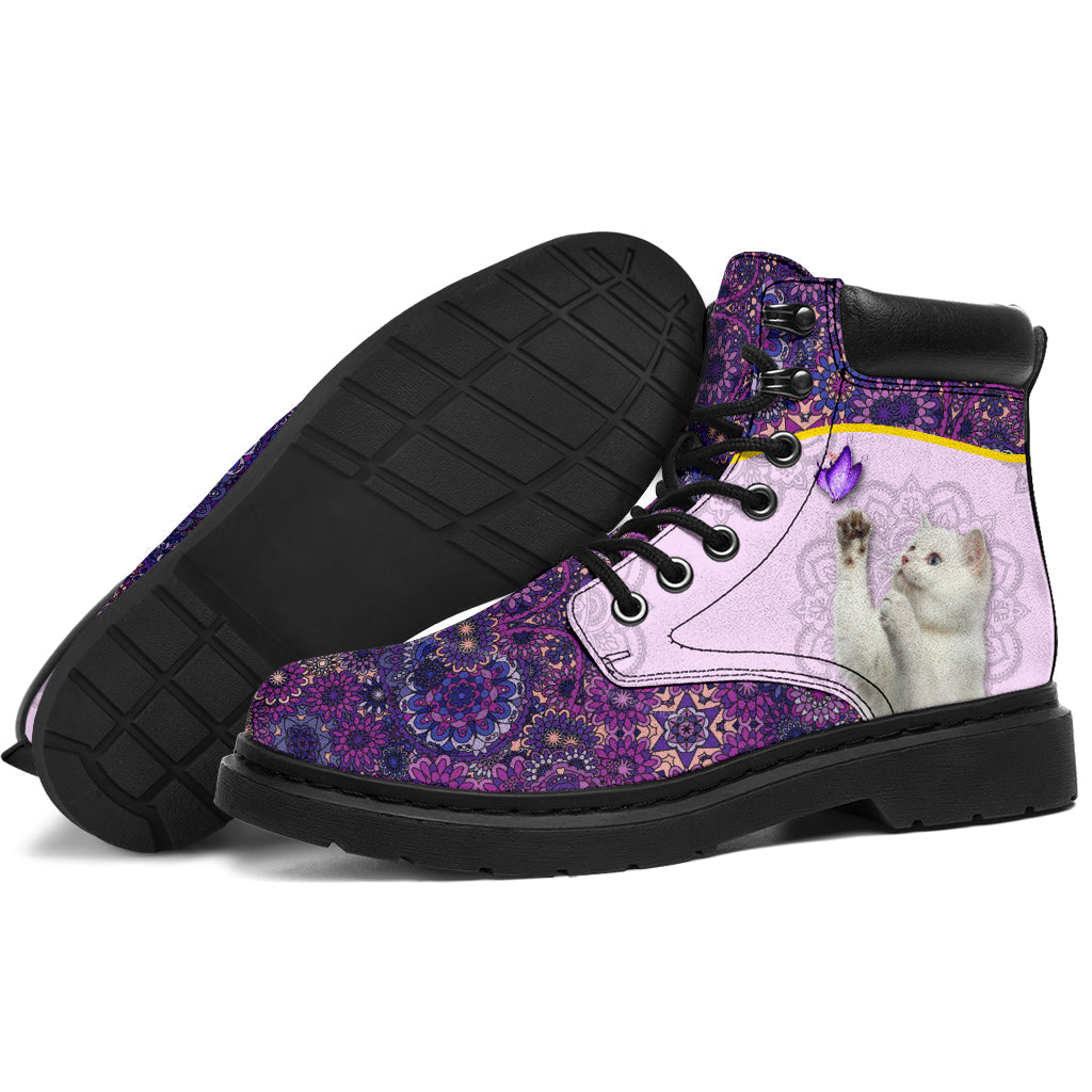 Cat Mandala Cat All Season Boots 0622