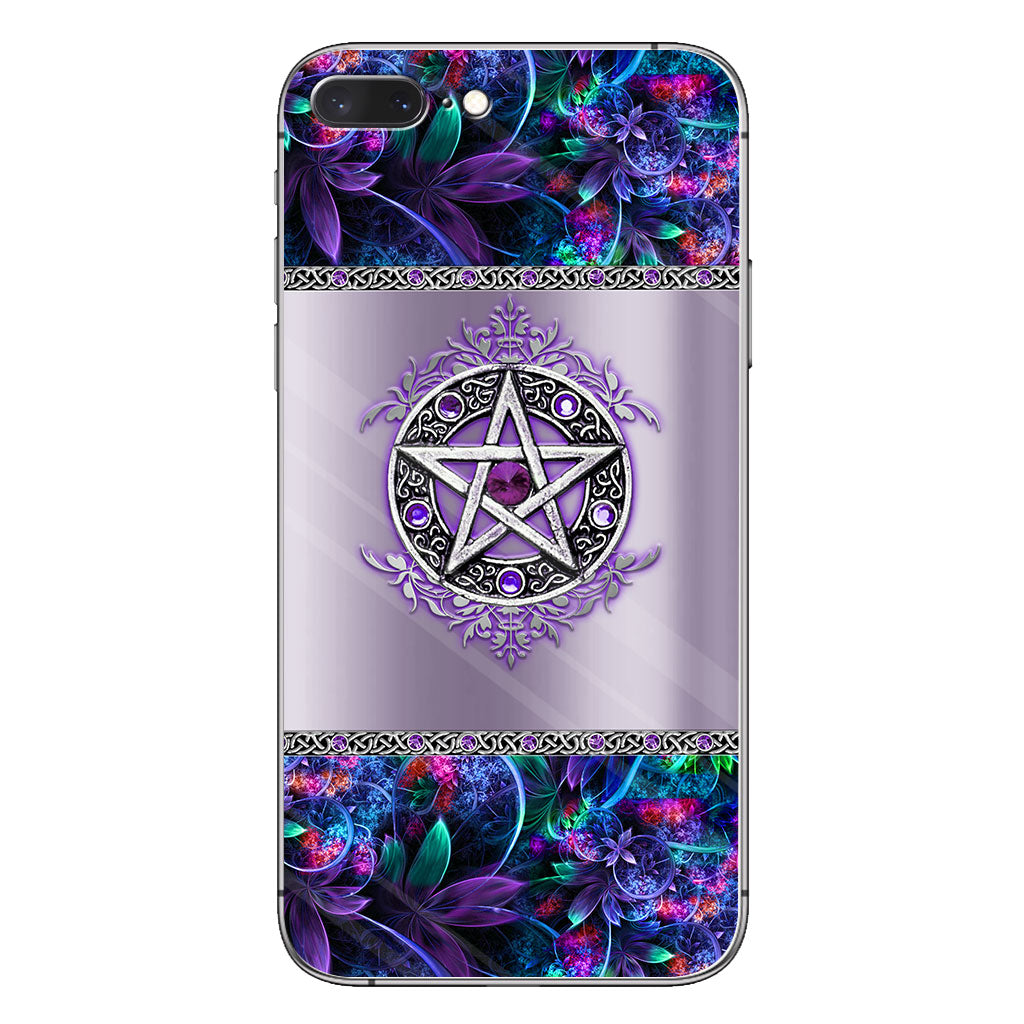 Purple Pentacle Witch - Personalized Phone Case