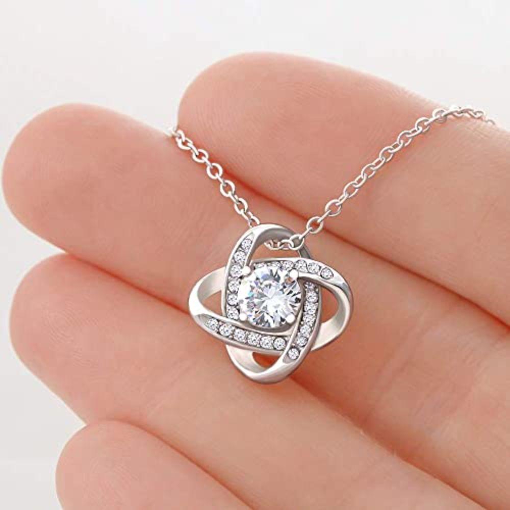 Glam-Ma Definition Gift On Mother's Day Grandma - Grandma Love Knot Necklace 0921