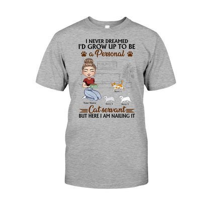 Personal Cat Servant - Personalized T-shirt and Hoodie