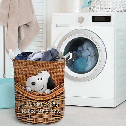 Laundry Today - Storage Basket With 3D Pattern Print