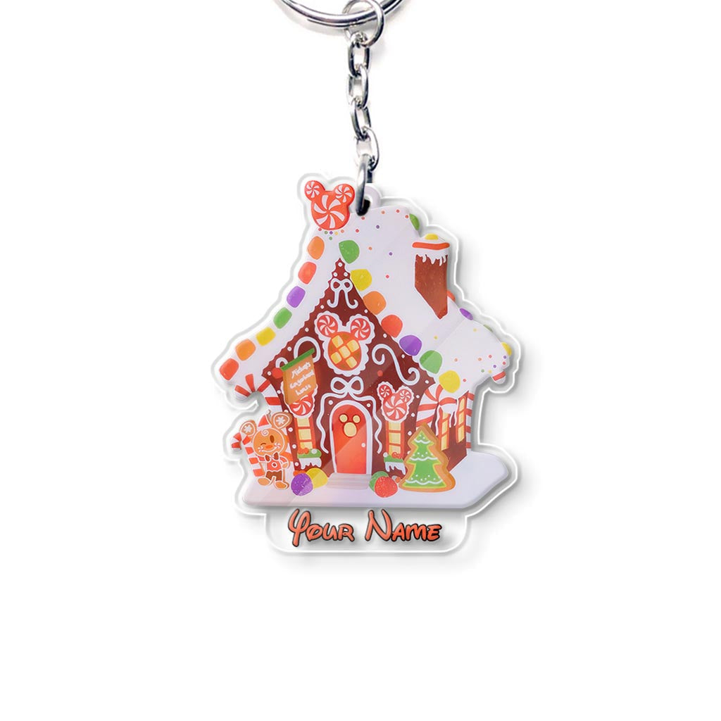 Home Sweet Home - Personalized Mouse Transparent Keychain