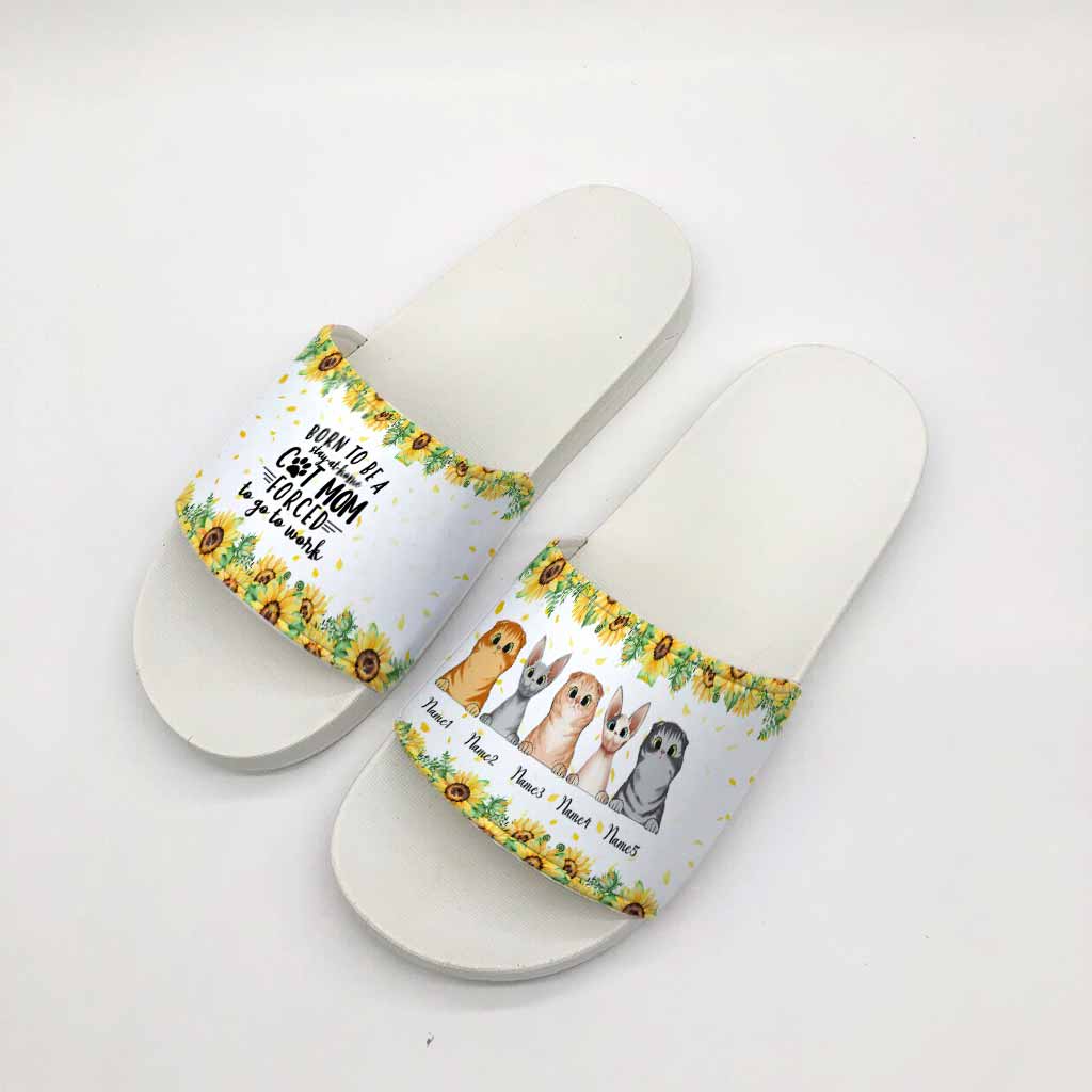 Cat Mom - Personalized Slide Sandals