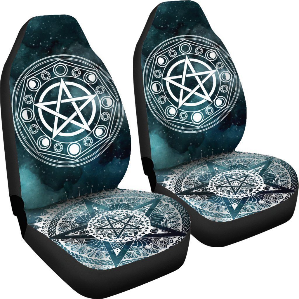 Wicca Moon Phases - Witch Seat Covers 0822