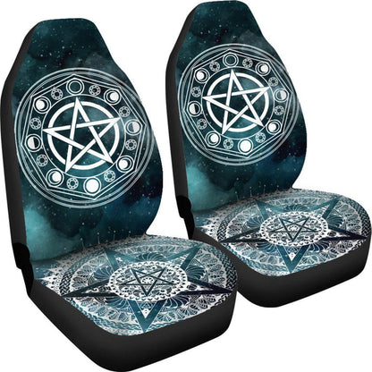 Wicca Moon Phases - Witch Seat Covers 0822