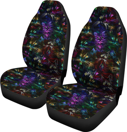 Colorful Cat Cat Seat Covers 0622