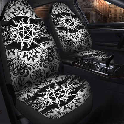 Triple Moon Wicca - Witch Seat Covers 0822