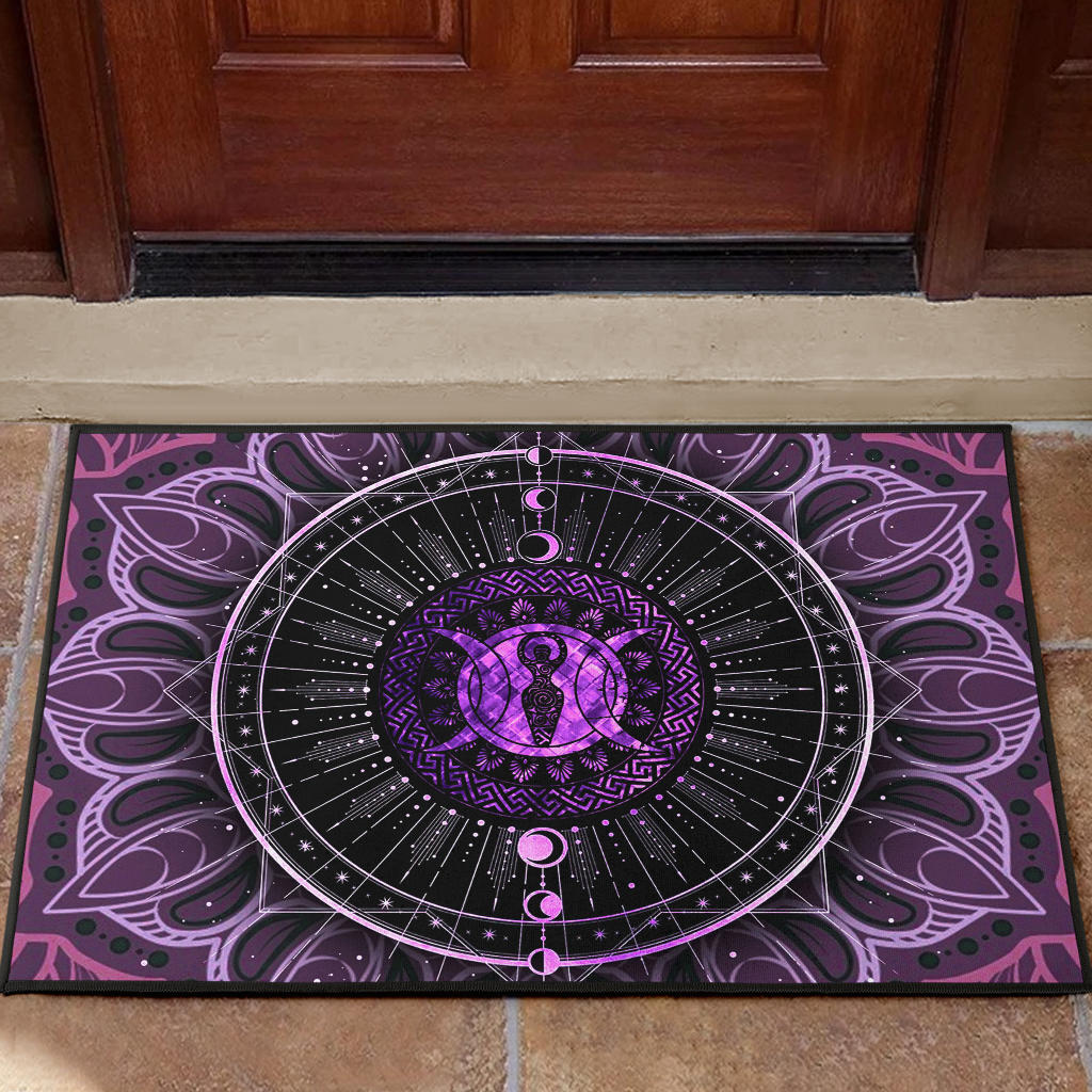 Triple Goddess Wicca - Witch Doormat 0822