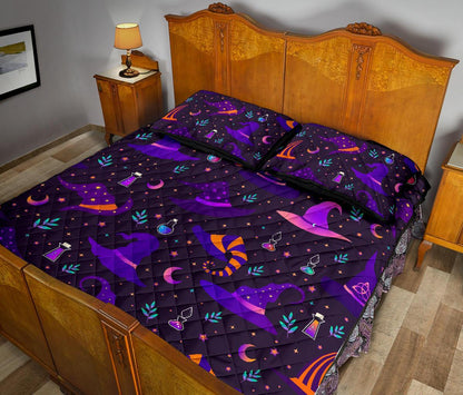 Witch Hat Moon - Witch Quilt Set 0822