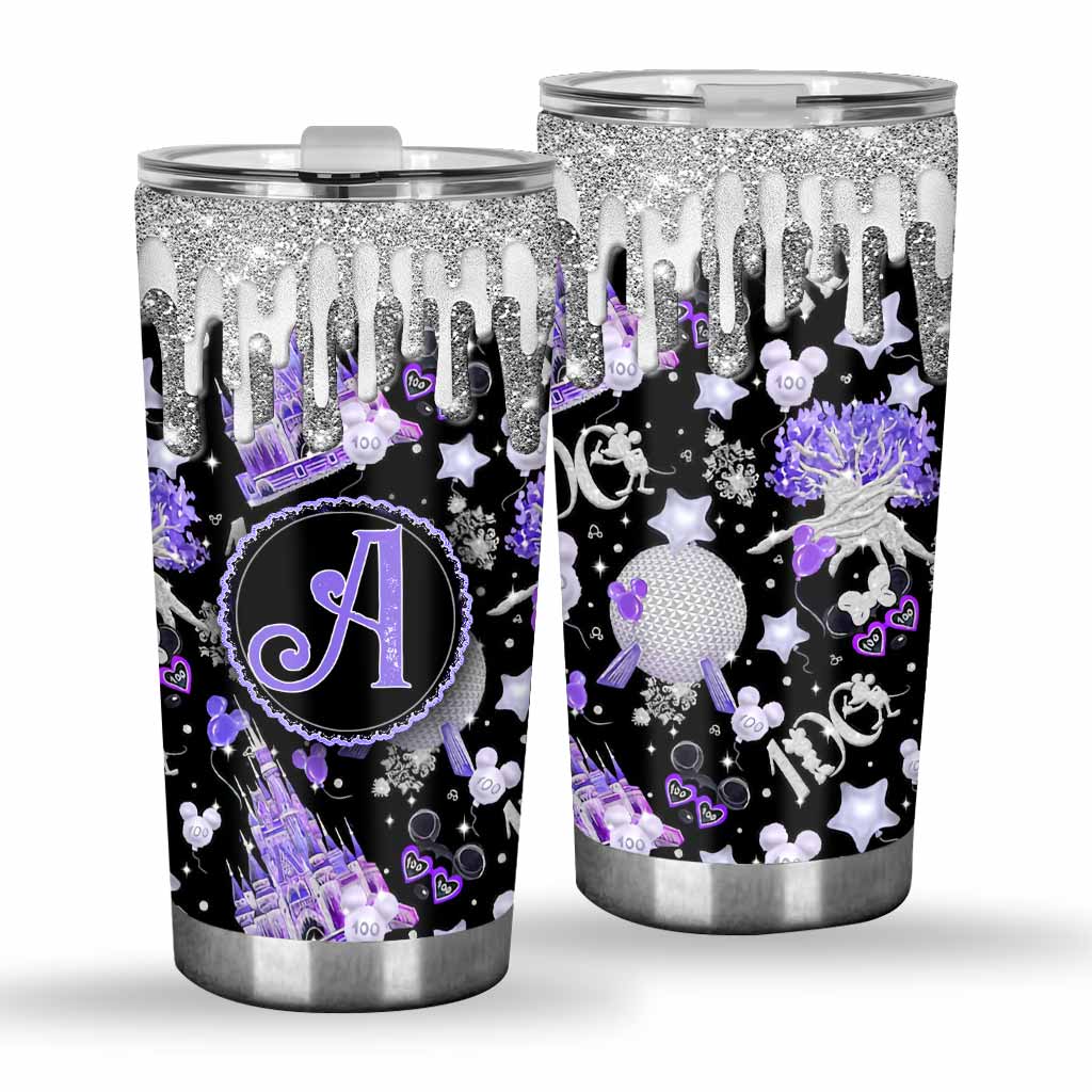 Magical Dripping 100 Years Of Wonder - Personalized Mouse Tumbler