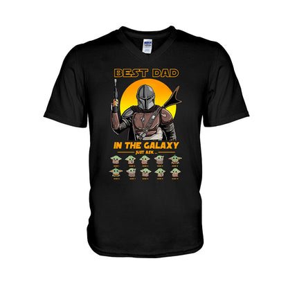 Best Dad In The Galaxy - Personalized Father's Day T-shirt and Hoodie