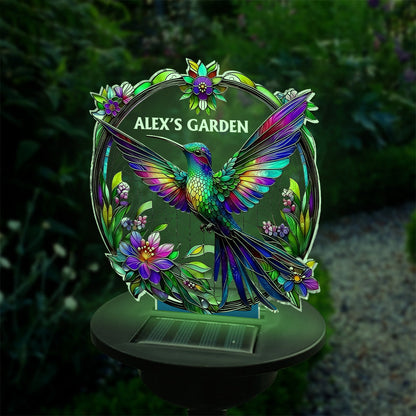 Stunning Hummingbird, Bee, Butterfly... - Personalized Gardening Garden Solar Light