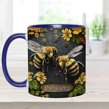 Bee Garden - Personalized Gardening Accent Mug