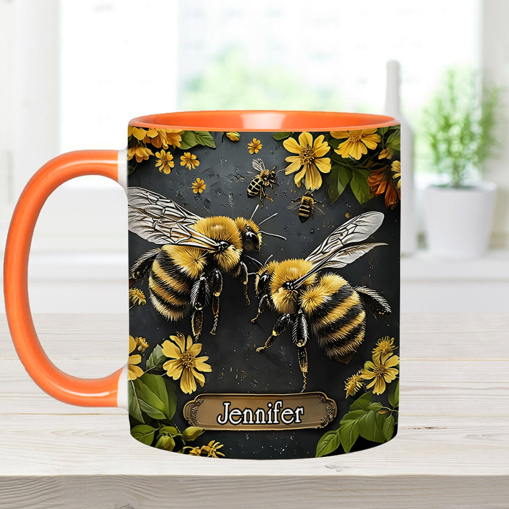 Bee Garden - Personalized Gardening Accent Mug