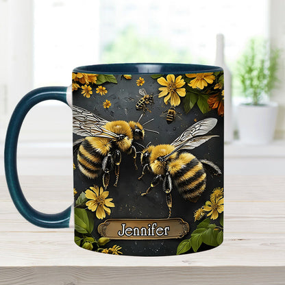 Bee Garden - Personalized Gardening Accent Mug
