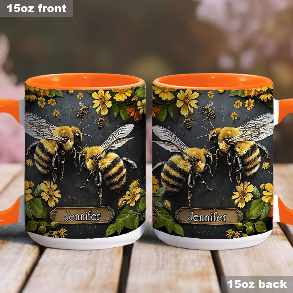 Bee Garden - Personalized Gardening Accent Mug