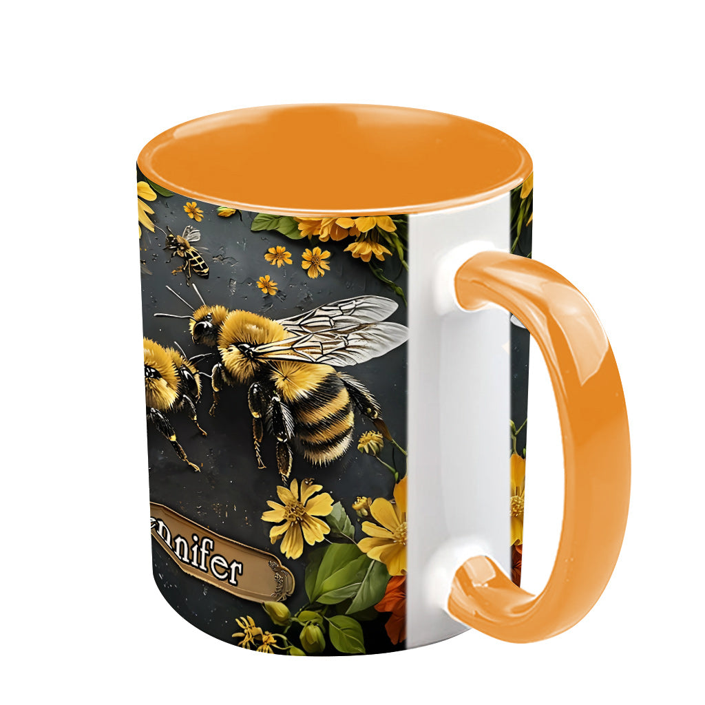 Bee Garden - Personalized Gardening Accent Mug