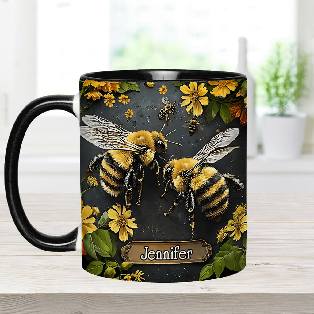 Bee Garden - Personalized Gardening Accent Mug