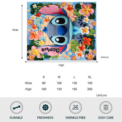 Ohana Means Family - Personalized Ohana Blanket