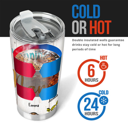 Life Is Just Better With Grandkids - Personalized Mother's Day Grandma Tumbler