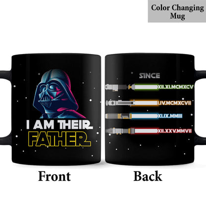 I Am Their Father - Personalized The Force Mug
